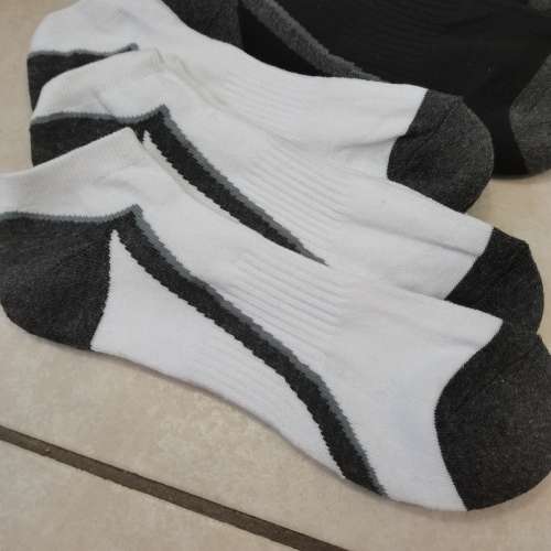 MENS ANKLE SOCKS - 6 PAIRS THICK COTTON RICH