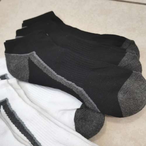MENS ANKLE SOCKS - 6 PAIRS THICK COTTON RICH