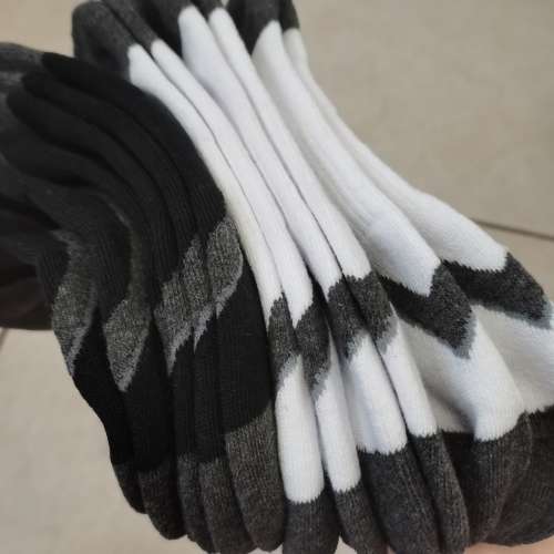 MENS ANKLE SOCKS - 6 PAIRS THICK COTTON RICH