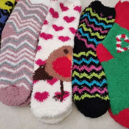 6 Pairs of Ladies Fluffy Socks