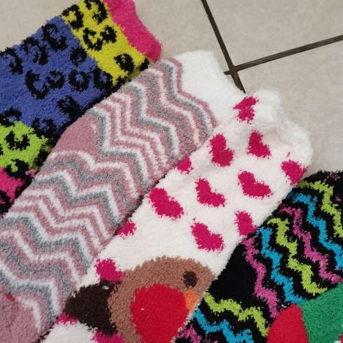 6 Pairs of Ladies Fluffy Socks