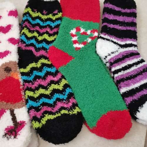 6 Pairs of Ladies Fluffy Socks