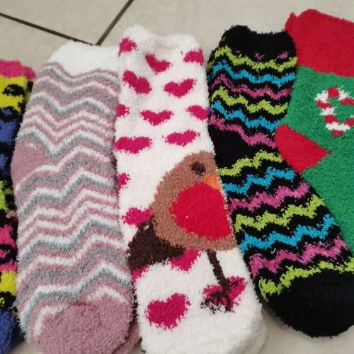 6 Pairs of Ladies Fluffy Socks