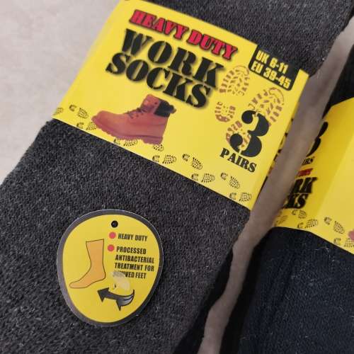 6 Pairs of Heavy Duty Work Socks