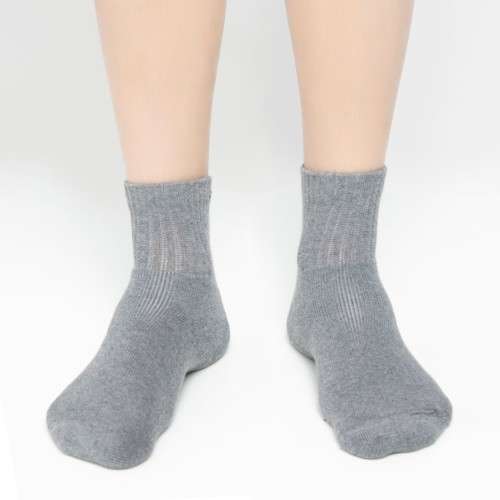 12 Pairs of Grey Ankle Socks - Unisex