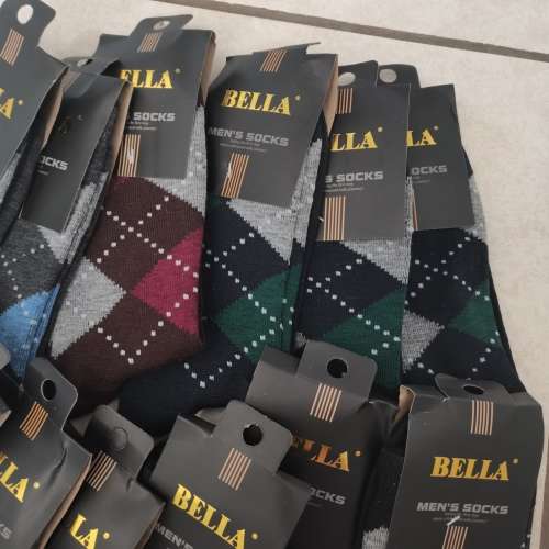 12 PAIRS of Mens Dress Socks