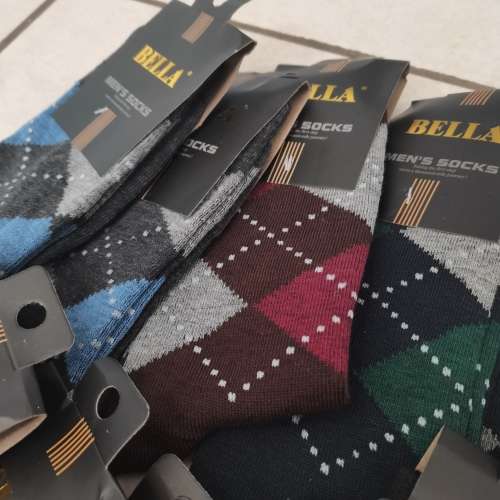 12 PAIRS of Mens Dress Socks