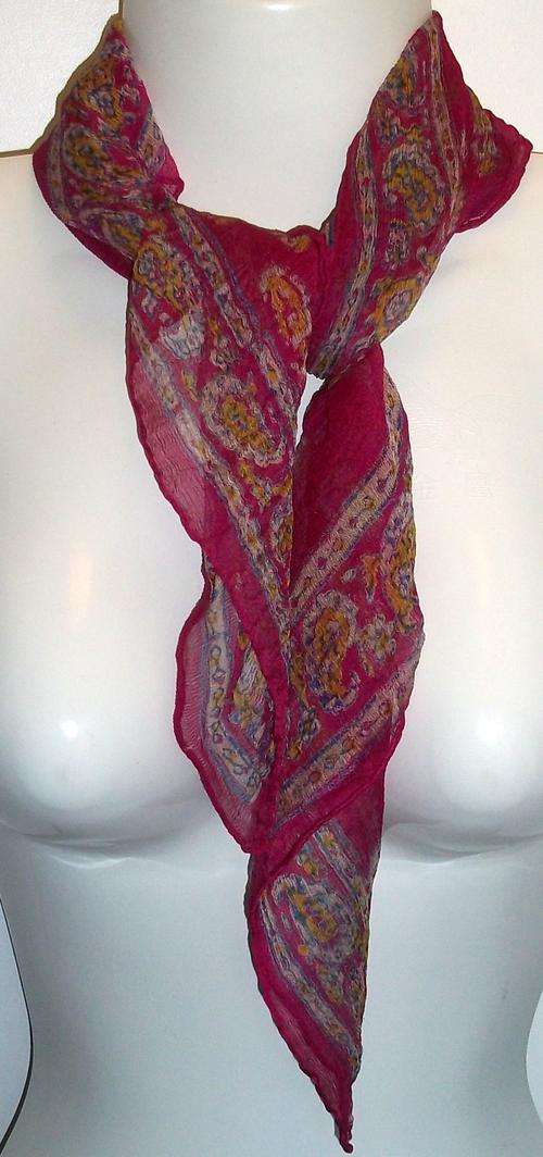Medium Pink Neck Scarf - 58cm x 70cm