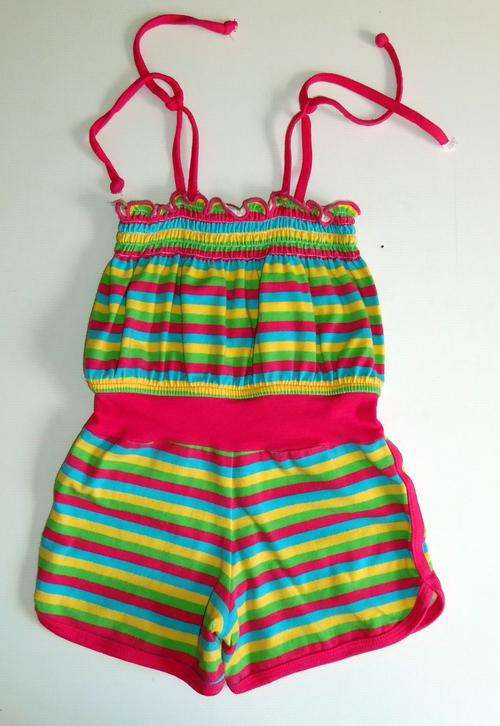 Striped Playsuit by WOOLWORTHS - Age 12/18 Months