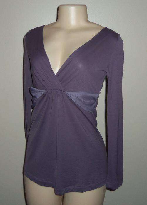 Purple/Grey Long Sleeved Top - Size XS/Small *** BRAND NEW ***