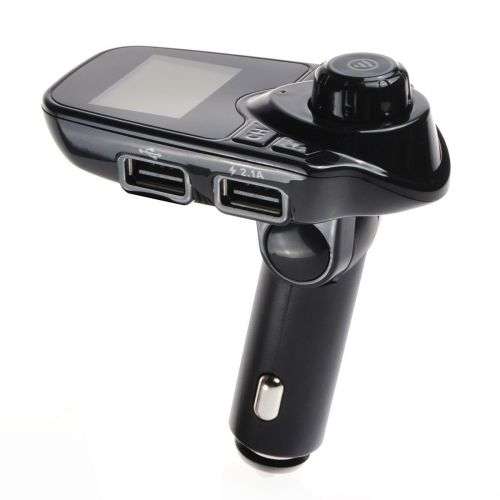 Bluetooth Car Kit MP3 Player, FM Transmitter, Wireless Radio Adapter, USB Charger