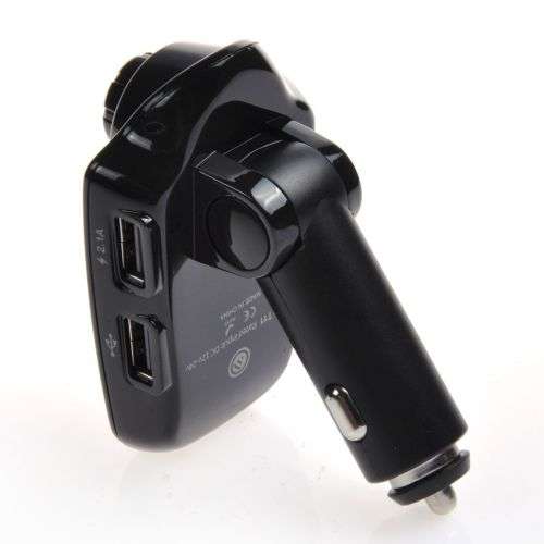 Bluetooth Car Kit MP3 Player, FM Transmitter, Wireless Radio Adapter, USB Charger