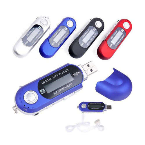 Digital MP3 Music Player, Portable USB , LCD Screen, FM Radio, Support 32GB TF Card