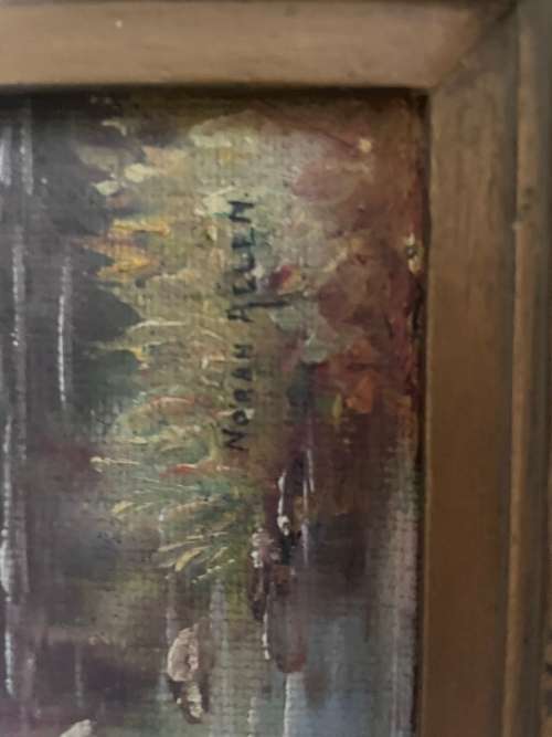 Norah Allen painting