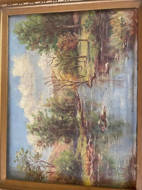 Norah Allen painting