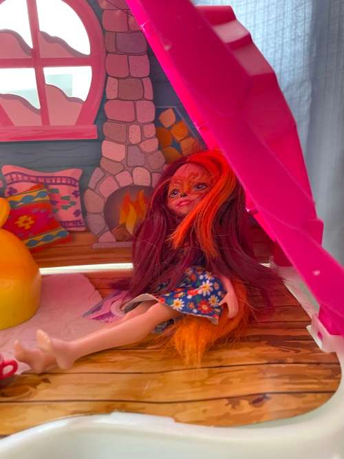 Enchantimals playsets including dolls and accessories as shown