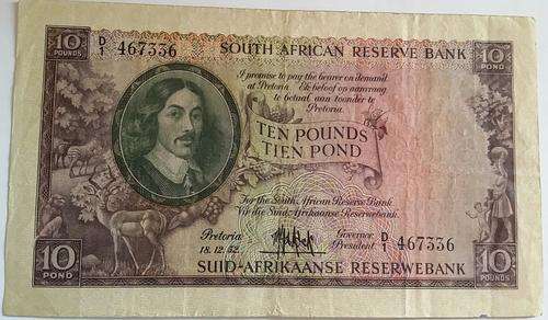 1952 - MH de Kok - 10 pounds - VF.