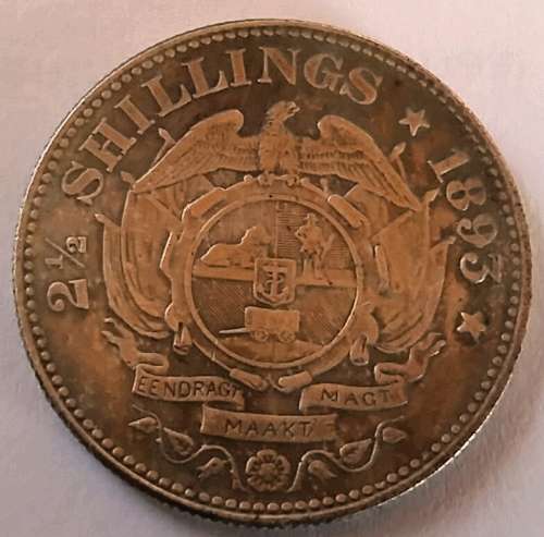 Rare 1893 2 Half Shilling Coin - Replica