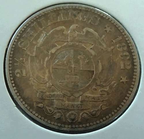 Rare 1892 2 Half Shilling Coin