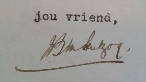 Rare Original JBM Hertzog Signature