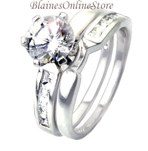 *STUNNING 3.00CTW WEDDING ENGAGEMENT SET*