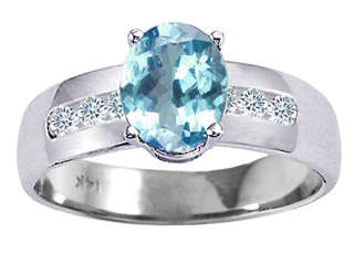 BRILLIANT CUT SIMULATED GEMSTONE ENGAGEMENT RING size 5,6,7