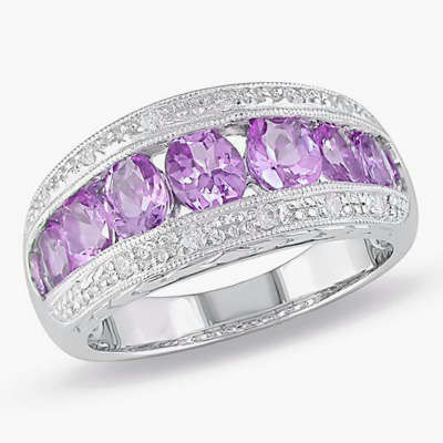 **EXQUISITE 3.06CTW SIMULATED GEMSTONE ENGAGEMENT RING**