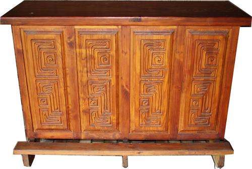 Bar Counter  - Free Standing with 3 Bar Stools