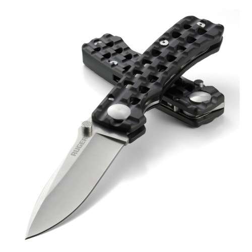 CRKT RUGER Go-N-Heavy Folder Large w/StoneWash Plain 5"