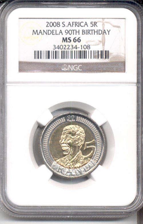 CRAZY R1 START.  MS 66 MANDELA 2008 BIRTHDAY R5