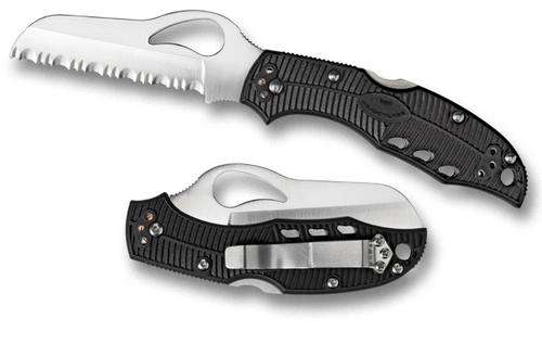 Byrd by spyderco. Rescue FRN serrated knife