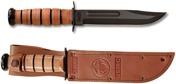 KA-BAR USMC Fighting knife plain edge