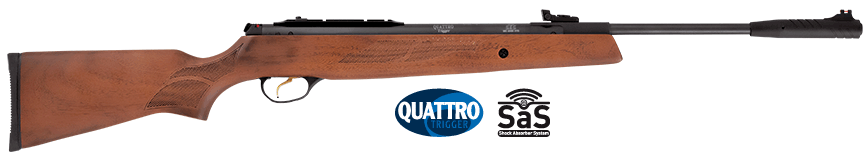 Hatsan Mod 95 Rifleshock Absorber system  Turkish Wallnut stock. Free  Nikko Stirling 4x32AO scope