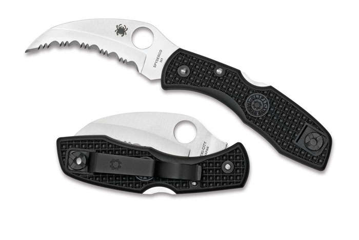 SPYDERCO TASMAN SALT SPYDEREDGE BLACK