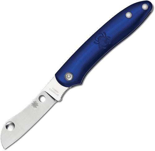 SPYDERCO ROADIE BLUE PLAINEDGE FRN