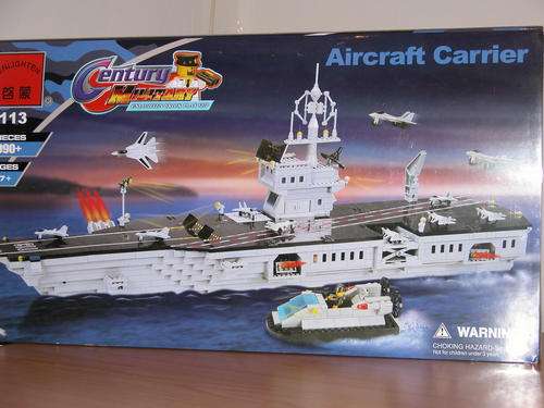 Lego Compatible Building Blocks @ STOCK CLEARANCE @ Military Aircraft Carrier 990pc.