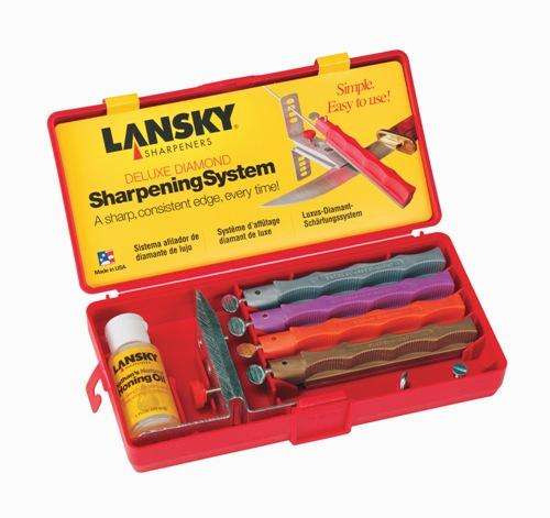 LANSKY 4 HONE KNIFE SHARPENING SYSTEM. THE ULTIMATE IN SHARPENING SYSTEMS TECHNOLOGY