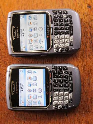 TWO GENUINE!! (2 X )BLACKBERRY 8700C (for ONE BID)Good Condition ,BBM, BIS with battery & Charger