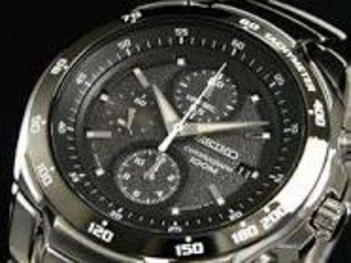 SEIKO Daytona F1 Racer Black Carbon Dial SND703P1 bobshop .za