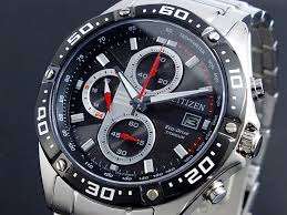 **CITIZEN** Eco-Drive Gents Chronograph Titanium Sports Watch - Brand New