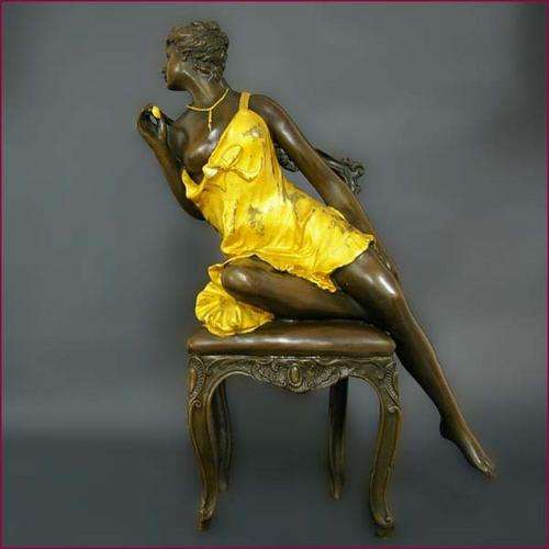 WONDERFUL ART NOUVEAU 1900 BRONZE SCULPTURE