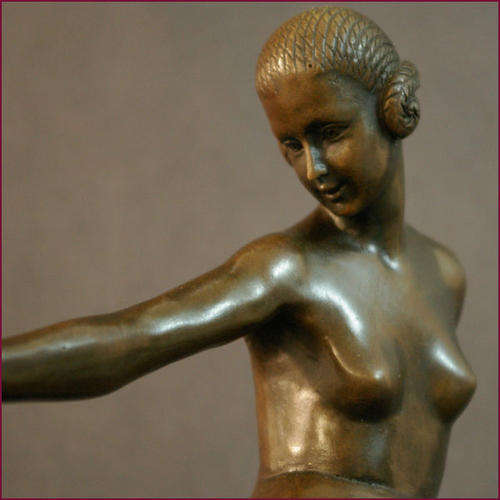 EXCELENT ART DECo 1920 BRONZE NUDE