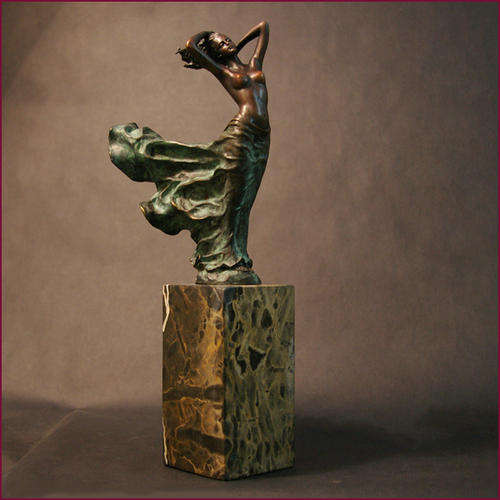 FINE ART NOUVEAU 1900 BRONZE SCULPTURE