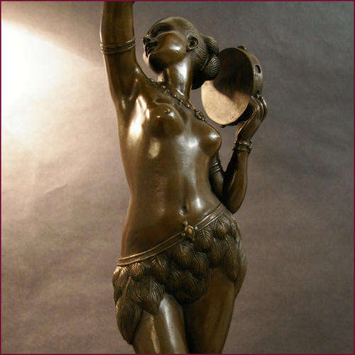 FINE ART DECO 1920 BRONZE SCULPTURE Signed J.Pradier.