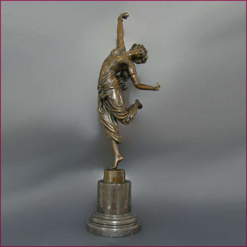 SENSATIONAL ART NOUVEAU 1900 BRONZE SCULPTURE