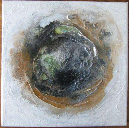 ABSTRACT DECOR #2 by MAXIE LESSING - ACRYLIC ON CANVAS STRETCH - READY TO HANG