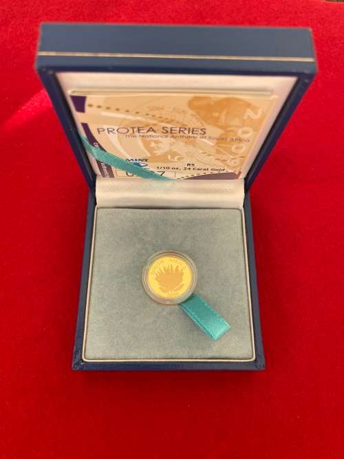 SA Munt Protea Series 1/10 oz - 2009 Anthem