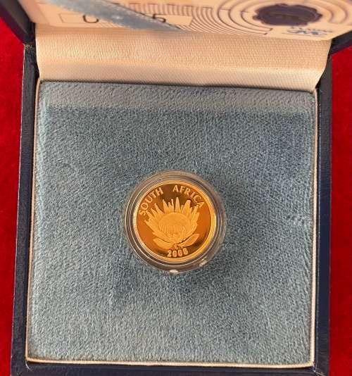 SA Munt Protea Series 1/10oz - 2008 Gandhi