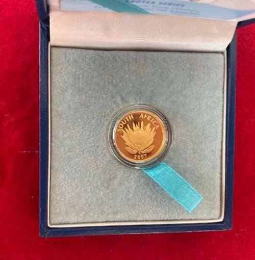 SA Munt Protea Series 1/10 oz - 2007 FW de Klerk