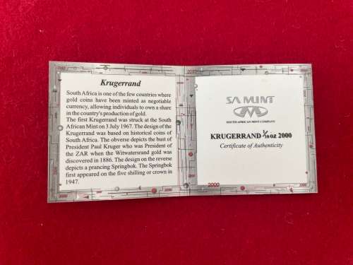 SA Munt Krugerrand - 2000